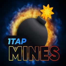 1Tap Mines logo by Turbo Games WinRolla Casino