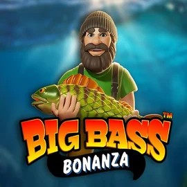 Official Slots logo: Big Bass Bonanza by Pragmatic Play at WinRolla Casino
